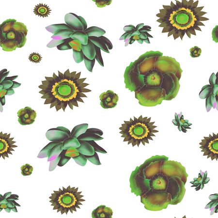 Flower pattern. Flowers on a white background. Print for textiles.の写真素材