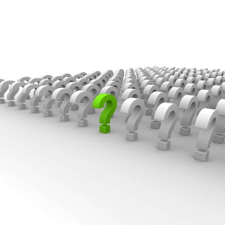 Question marksの写真素材