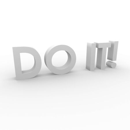 Do it!の写真素材