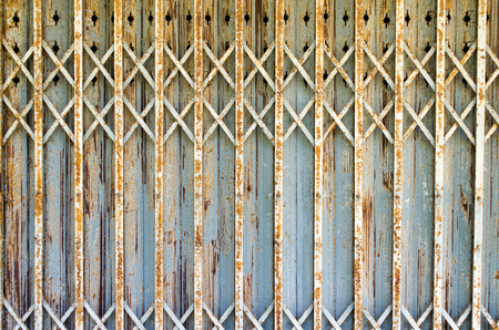 The Old Steel Sliding Doors.の写真素材
