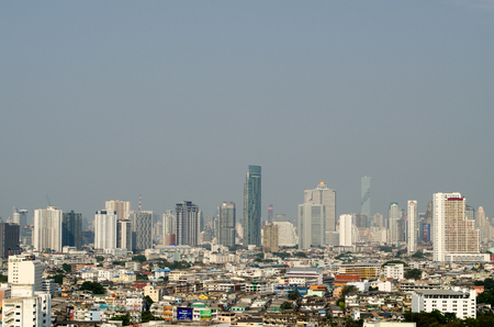 The Building City in The Bangkok, Thailand.の写真素材