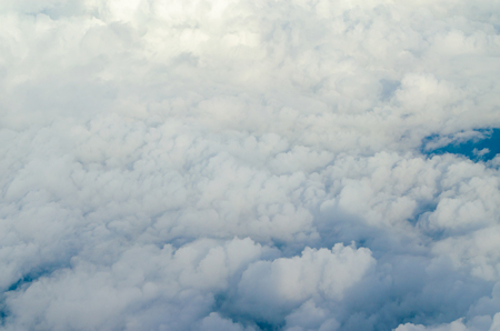 Beautiful Blue Sky Background and white cloud.の写真素材