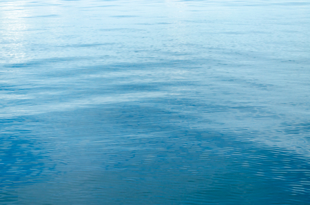 Closeup Surface Ocean Blue Sea Water, Abstract Background Texture.の写真素材