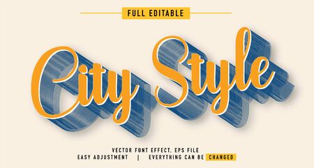 elegant and colorful text effect design, full editable vector, easy to adjust to the needs, full color, modern style and funのイラスト素材