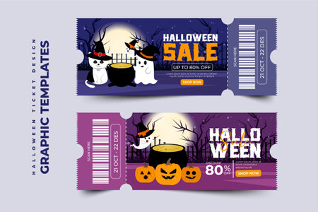 Halloween themed graphic design template easy to customize simple and elegant designのイラスト素材