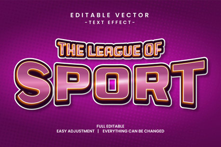 Sport day event vector text effect editable, simply write your words and watch the magic happen, Use this one-of-a-kind effect to say whatever you want.のイラスト素材