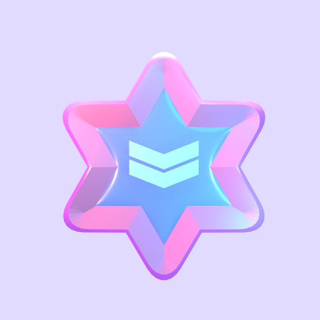 3D icon video games rendered isolated on the colored background. medal icon object for your design.の写真素材