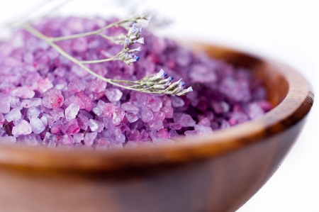sea ââsalt for spa treatmentsの写真素材