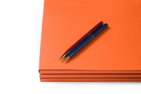 Office-Folder with Pen isolated on the white
の写真素材