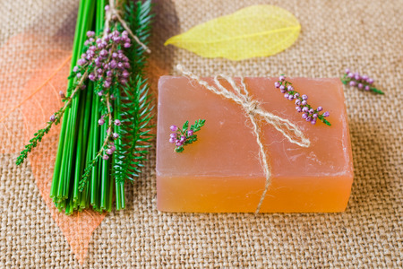 Natural handmade Soap and sea salt 