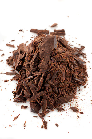 Dark chocolate choppedの写真素材