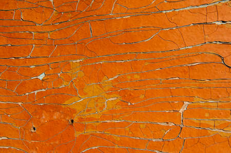 Grunge wall texture with cracked paintの写真素材