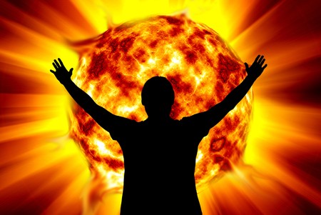 Worship to God. Element of design.の写真素材