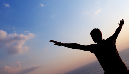 Deep to the sky. Element of design.の写真素材