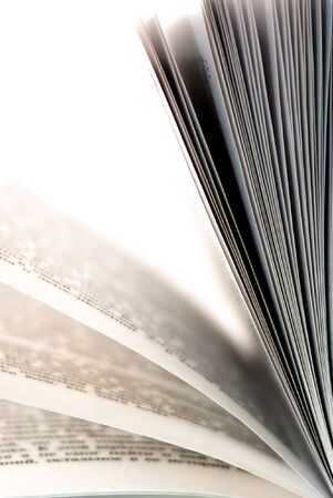 Under the pages. Element of design.