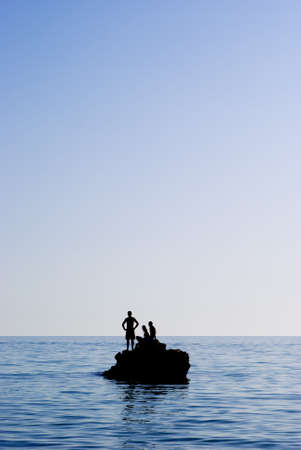 Relax in the sea. Element of design.の写真素材