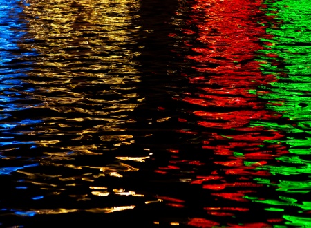 Abstract pattern of light on water. Element of design.の写真素材