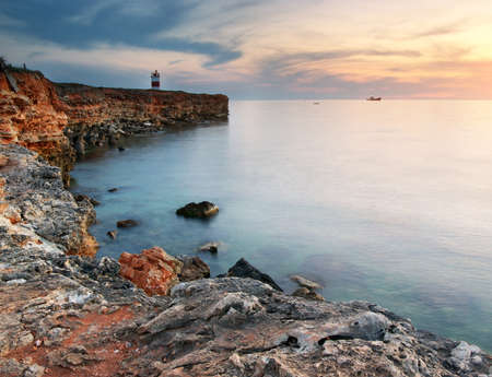 Beautiful seascape. Composition of nature.の写真素材