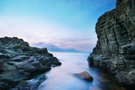 Beautiful seascape. Composition of nature.の写真素材