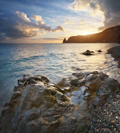 Beautiful seascape. Composition of nature.の写真素材