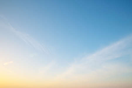 Sky background at sunset. Nature composition.