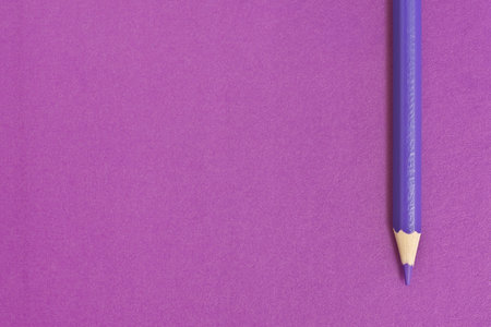 Pencils on purple background. element of nature.