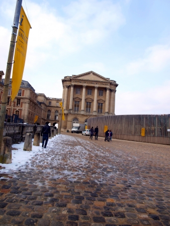 The Palace of Versailles or Chateau de Versailles in France, part of the buildingのeditorial素材