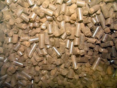 wood pellet biomass and lignocellulose light color brown as fuel