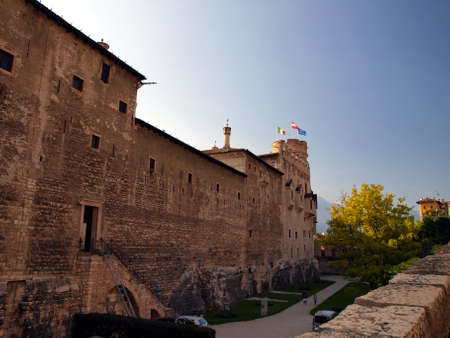 Buonconsiglio castle and museum in Trento Italyのeditorial素材