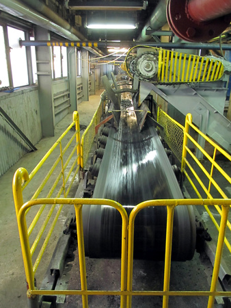 combination of tray scraper slag conveyor belt