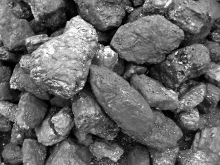 background and the texture of coal の写真素材