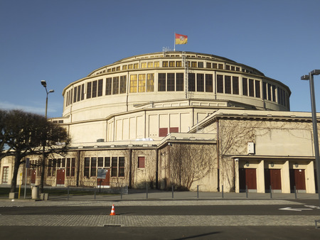 Hala Stulecia (Centennial Hall) also known as Hala Ludowa (Peopleのeditorial素材