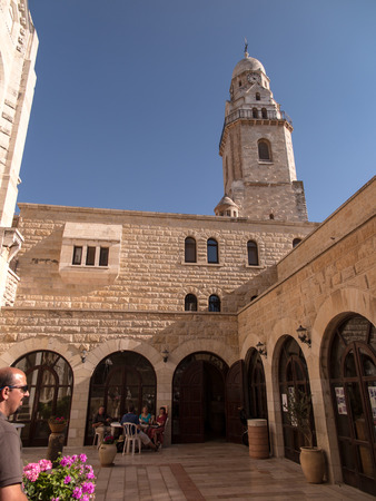 Basilica of the Dormition on Mount Zion in Jerusalem, Israelのeditorial素材