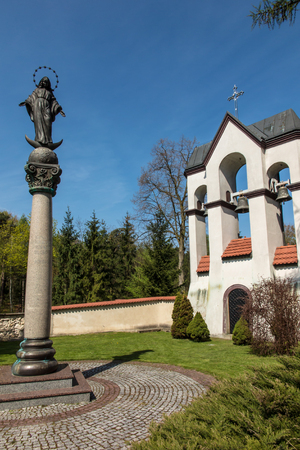 Figure - Mother of God in sanctuary in Lesniow, Poland, Silesia.の写真素材