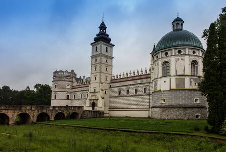 Renaissance castle in Krasiczyn in southeastern Polandのeditorial素材