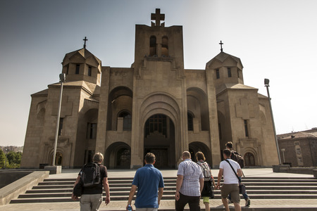 The Saint Gregory of the Illuminator Cathedral in Yerevan Armenia
