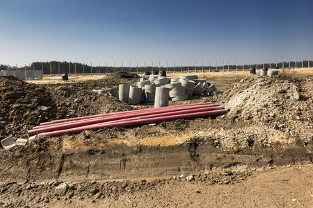 construction of the A1 motorway in southern Poland