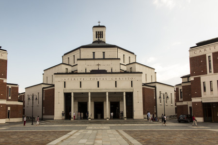 Sanctuary in Lagiewniki. The centre of Pope John Paul II. Millions of pilgrims from around the world...