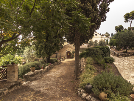 Chapel Hermitage, where he lived in Nazareth Catholic Blessed Charles de Foucauld (1858 -1916 Eugene). israelのeditorial素材
