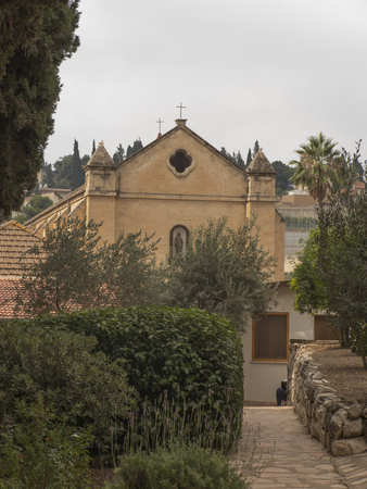 Chapel Hermitage, where he lived in Nazareth Catholic Blessed Charles de Foucauld (1858 -1916 Eugene). israelのeditorial素材