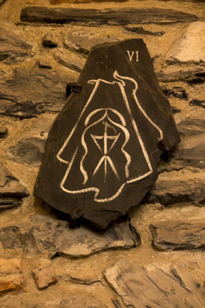 La Salette, France, June 26 2019: Station VI, Way of the Cross in the church at the Shrine of Our Lady in La Salette in the French Alpsのeditorial素材