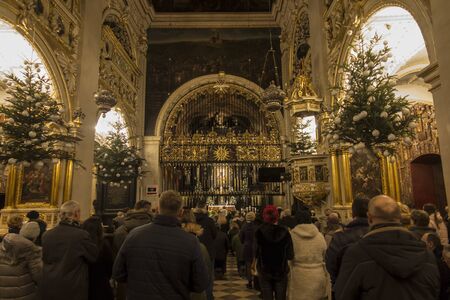 Czestochowa, Poland, January 1, 2020: Chapel of the Blessed Virgin Mary at Jasna GÃ³ra in...