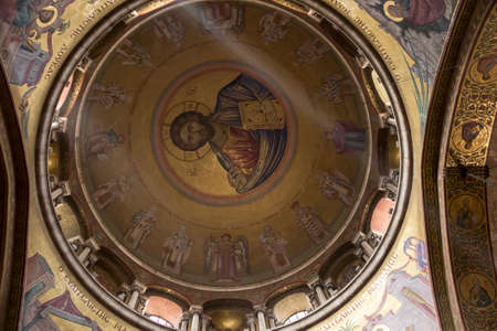 JERUSALEM, ISRAEL - January 29, 2020: The dome of Church of the Holy Sepulchre. Jerusalem. Israelのeditorial素材