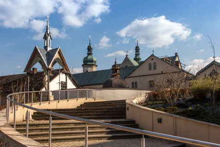CZERNA, POLAND, April 21, 2023.: Poland - monastery of Discalced Carmelites in Czerna. old abbey.の写真素材