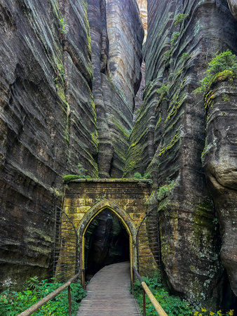 Rock town in the Czech Republic â€“ Adrspach, Rocks.