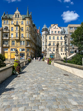 Klodzko, Poland, September 3, 2025: St. John's Bridge in Klodzko, Poland.のeditorial素材