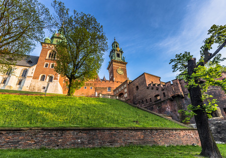 Wawel Fortress in Krakow, Polandのeditorial素材