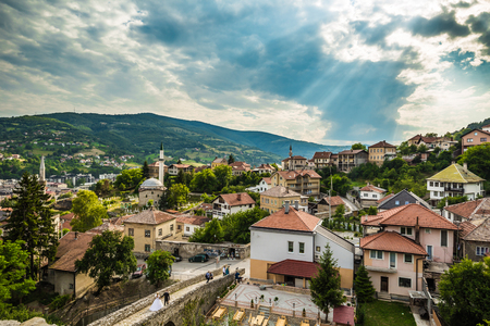 Town of Travnik, Bosniaのeditorial素材