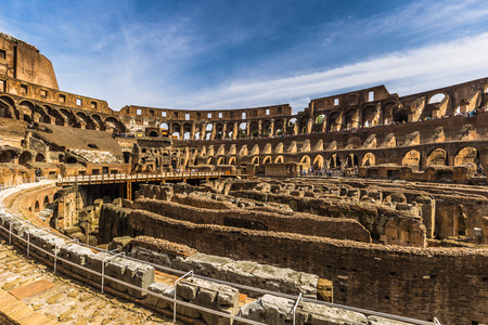 May 28, 2016: Inside the Colosseum of Rome