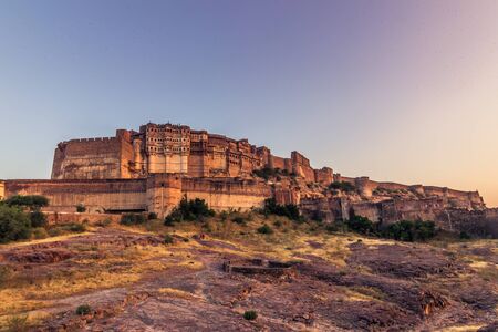 November 05, 2014: The Mehrangarh fort in Jodhpur, Indiaのeditorial素材
